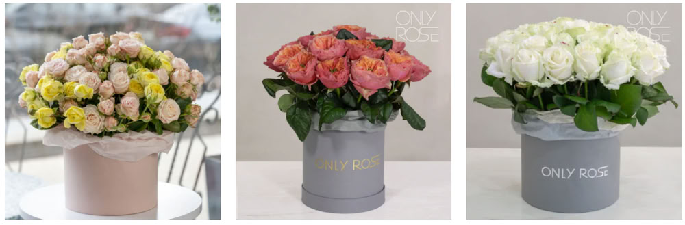 Розы в коробке: стильный подарок с доставкой по Киеву — onlyrose.ua