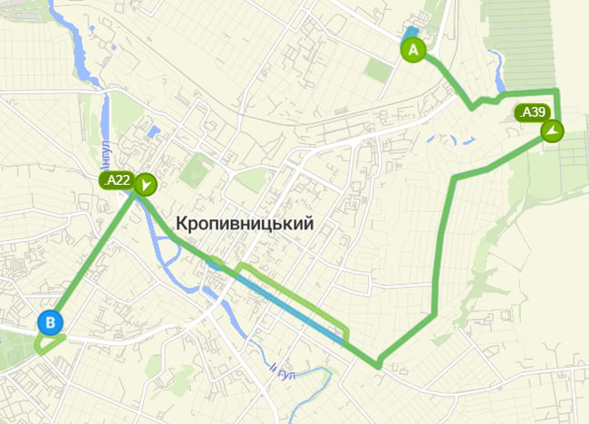 Расписание автобуса 119 в Кропивницком