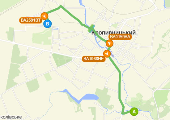 Расписание маршрутки 14 в Кропивницком