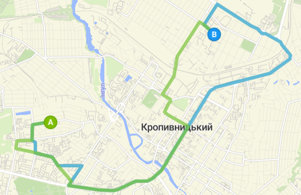 Расписание маршрутки 21 в Кропивницком