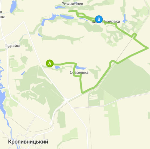Розклад шкільного автобуса Високі Байраки - Созонівка