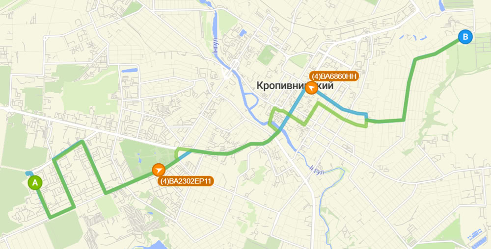 Расписание маршрутки 4 в Кропивницком