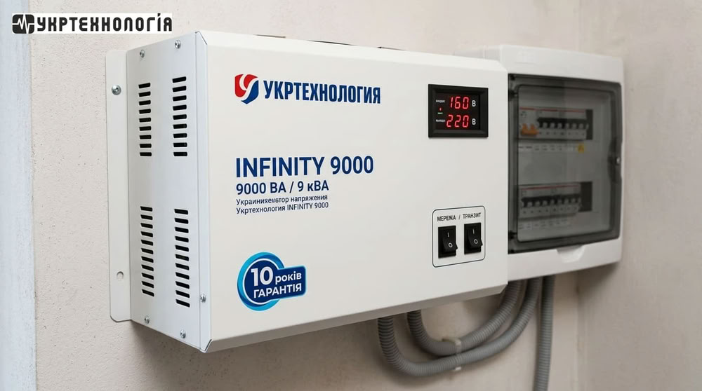 Стабілізатори Укртехнологія Infinity НСН-9000: характеристики