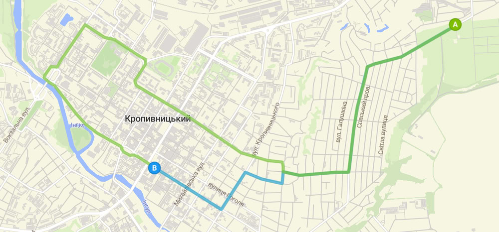 Розклад руху тролейбусного маршруту 118Т